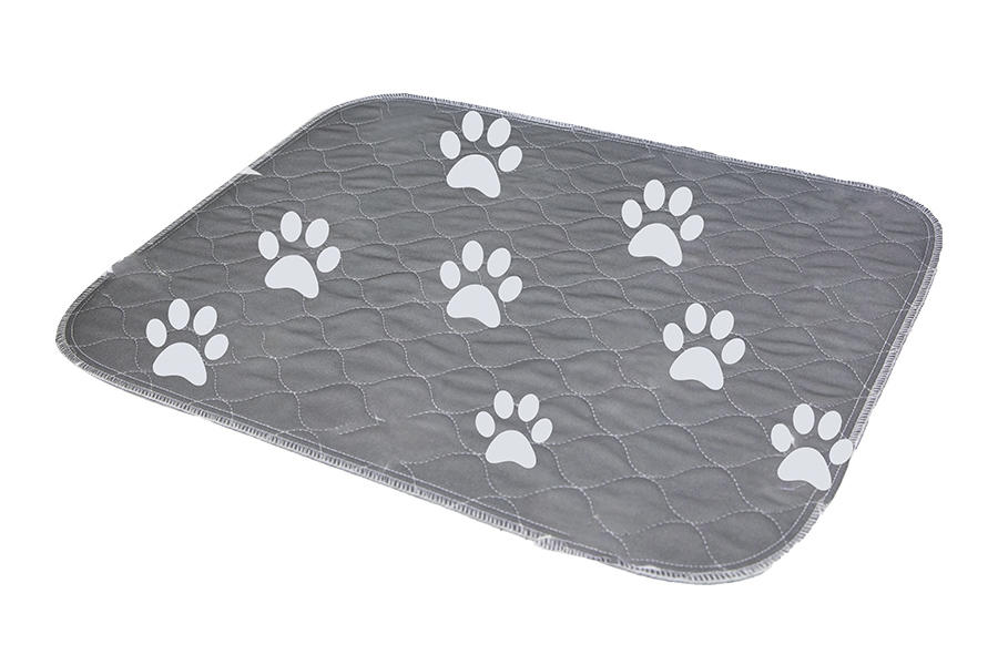 Monochrome Printing-White Dog Paw Non-Slip Dispensing
