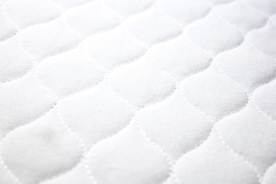 White Weft Knitting Cloth With Spray Glue Cotton Incontinence Pad