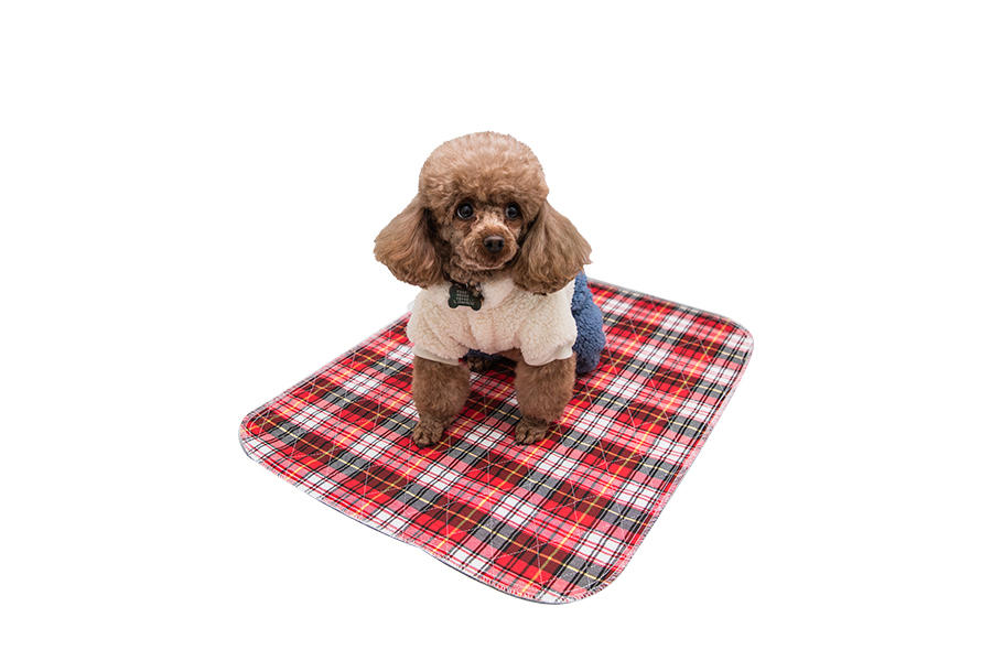 Polyester Cotton Cloth Printing Plaid weave fabric Incontinence Pad