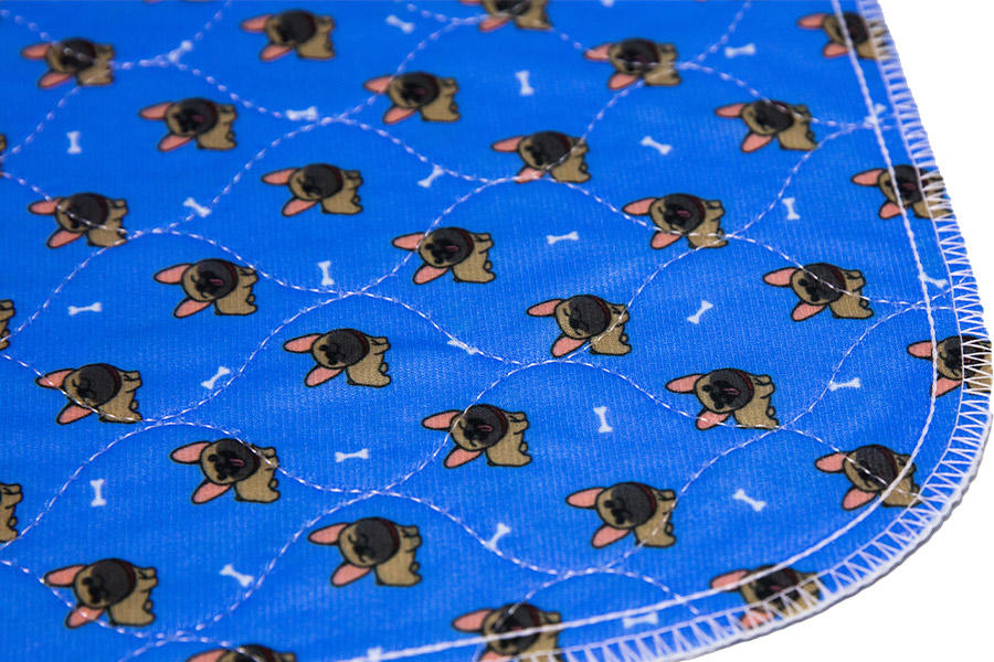 Digital Printing Plaid weave fabric Puppy Pee Pad