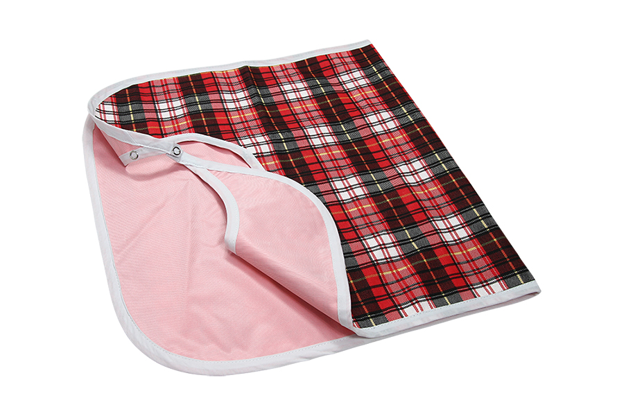 The Elderly Bib is a sanitary garment worn by seniors to protect their clothing